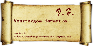 Vesztergom Harmatka névjegykártya